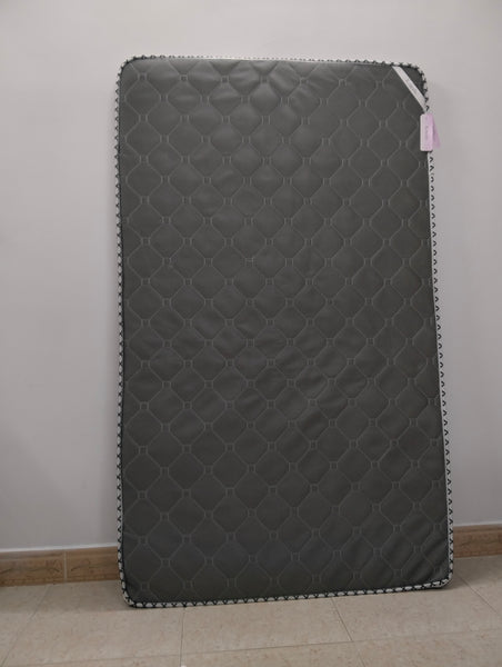 Koscels Futon mattresses Gray Quilted Pattern Mattress with Decorative Border Trim