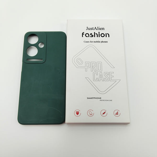 JustAlien Cases for mobile phones Durable Smartphone Protection Case, Green, with Camera Cutouts