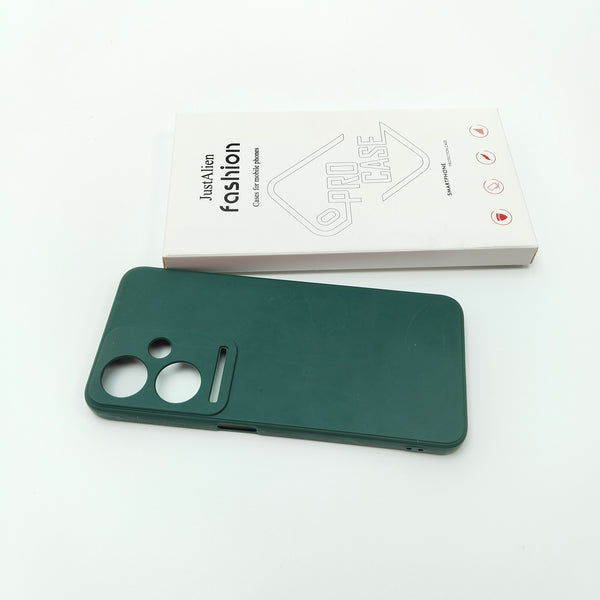 JustAlien Cases for mobile phones Durable Smartphone Protection Case, Green, with Camera Cutouts