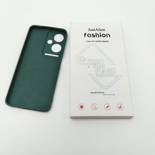 JustAlien Cases for mobile phones Durable Smartphone Protection Case, Green, with Camera Cutouts