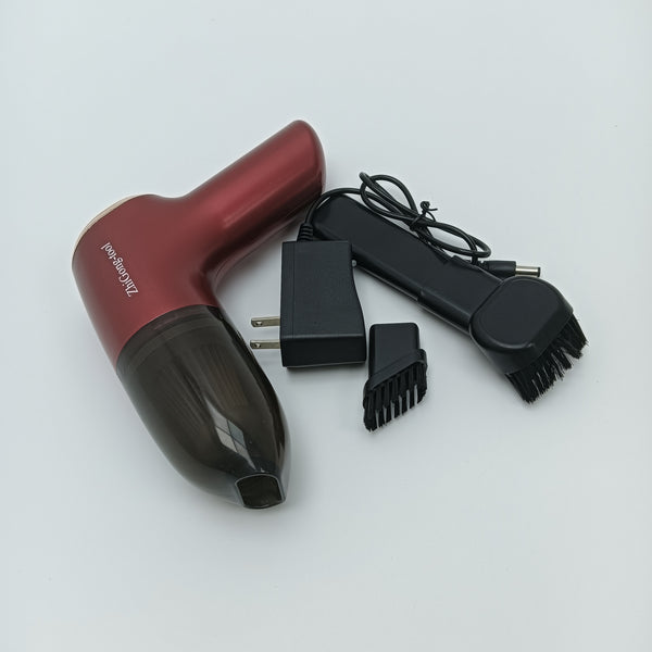 ZhiGong-tool Vacuum cleaners Handheld Vacuum Cleaner with Brush Attachments, Red, Rechargeable Cordless