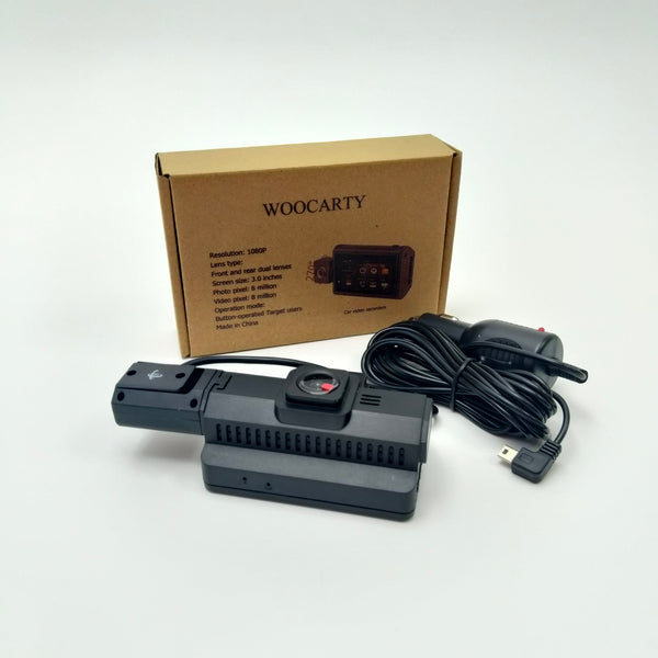 WOOCARTY Car video recorders 1080P Car Video Recorder with 3.0 Inch Screen, Car Charger Included