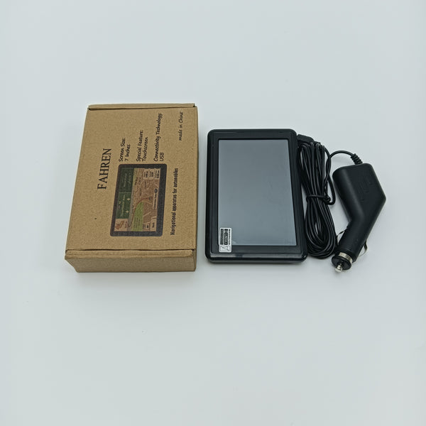 FAHREN Navigational apparatus for automobiles 7 Inch Touchscreen GPS Navigation System for Automobiles with Car Charger and USB Connectivity