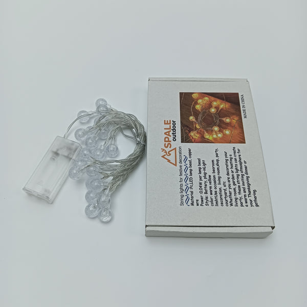 SPALE OUTDOOR String lights for festive decoration Warm Yellow, Festive Decoration LED String Lights for Living Room, Garden, Party