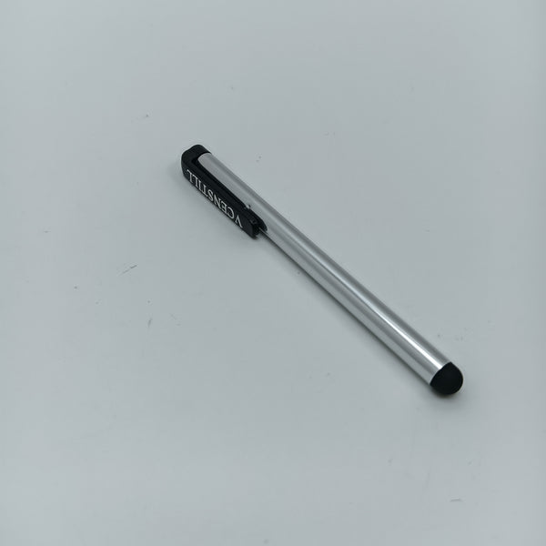 VCENSTILL Touch screen pens Silver Metal Touch Screen Pen with Pocket Clip for Tablets and Smartphones