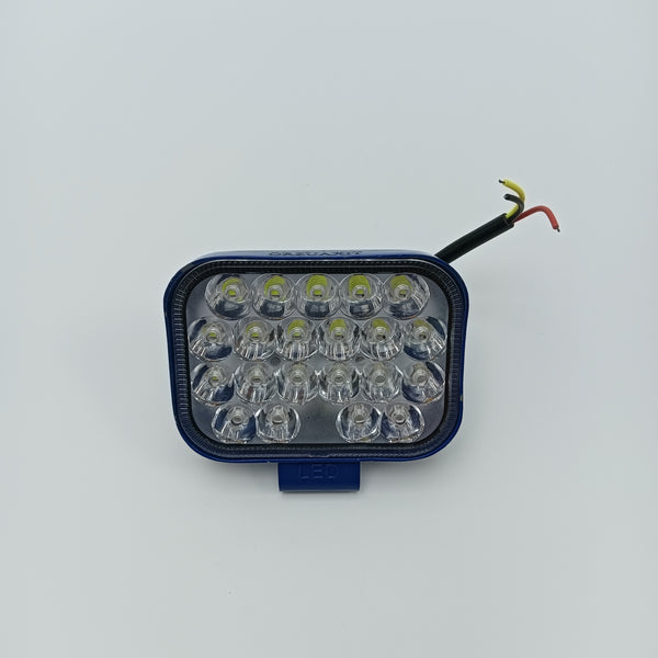 ORZUAXIT Automotive lighting headlights for vehicles Rectangular 21-LED Headlight with Blue Housing, Vehicle Lighting Assembly