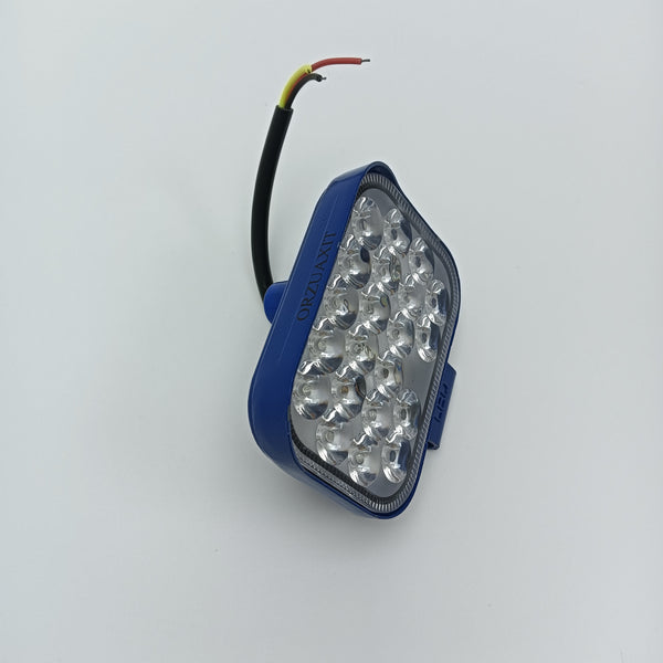 ORZUAXIT Automotive lighting headlights for vehicles Rectangular 21-LED Headlight with Blue Housing, Vehicle Lighting Assembly