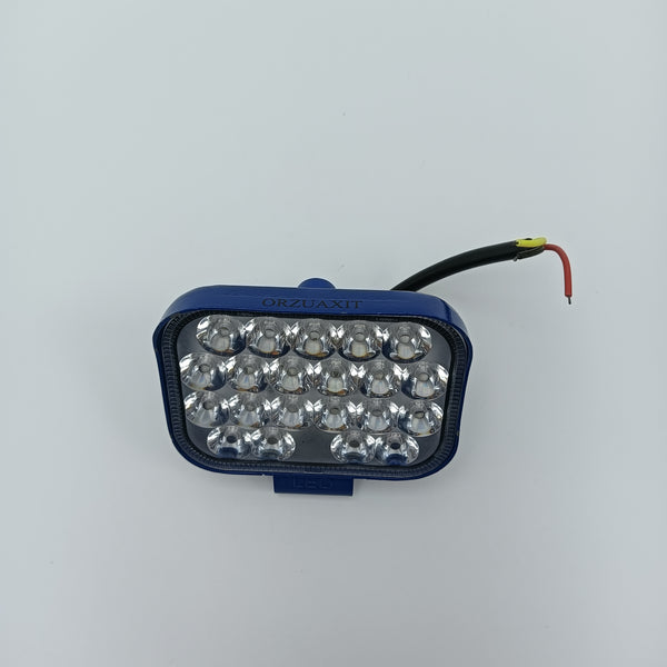 ORZUAXIT Automotive lighting headlights for vehicles Rectangular 21-LED Headlight with Blue Housing, Vehicle Lighting Assembly