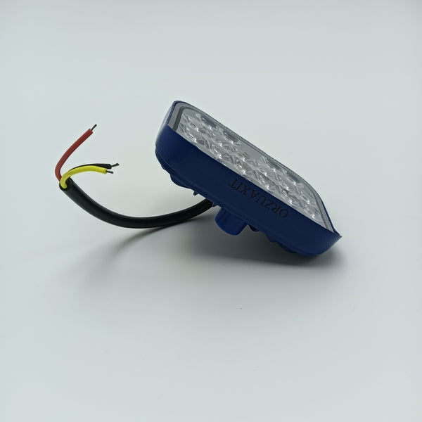 ORZUAXIT Automotive lighting headlights for vehicles Rectangular 21-LED Headlight with Blue Housing, Vehicle Lighting Assembly