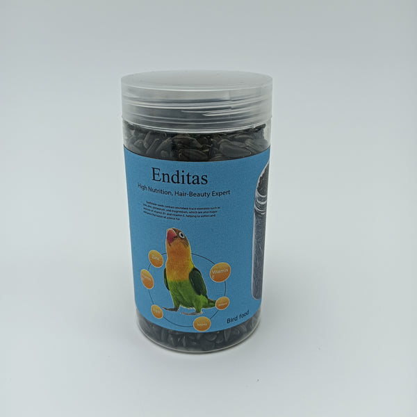 Enditas Bird food High Nutrition Sunflower Seeds for Parrots and Pet Birds, 120g