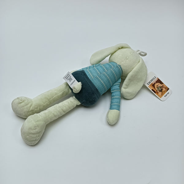 KBOHGLS Plush toys Bunny Plush Toy, 12 Inch Cute Rabbit Stuffed Animal in Blue Striped Outfit