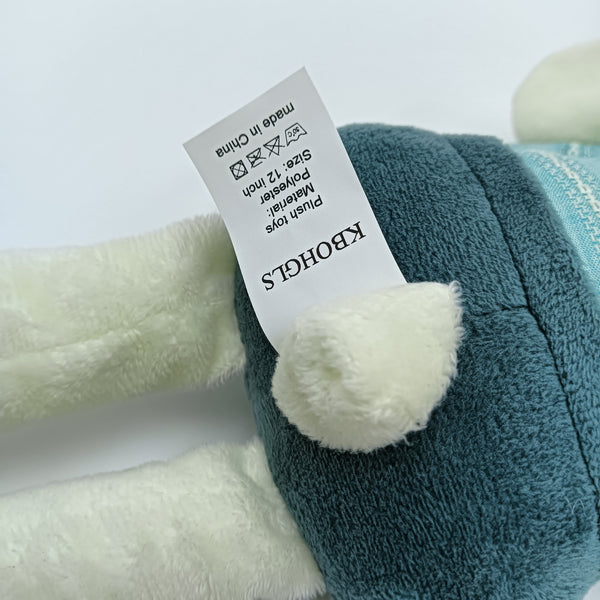 KBOHGLS Plush toys Bunny Plush Toy, 12 Inch Cute Rabbit Stuffed Animal in Blue Striped Outfit