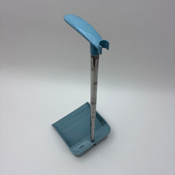 Jesun dust-pans Household stainless steel integrated comb-shaped dustbin, blue