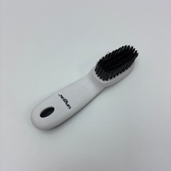 Jesun brushes Multifunctional cleaning brush, white bristle brush for shoe uppers and clothing, with hanging holes design