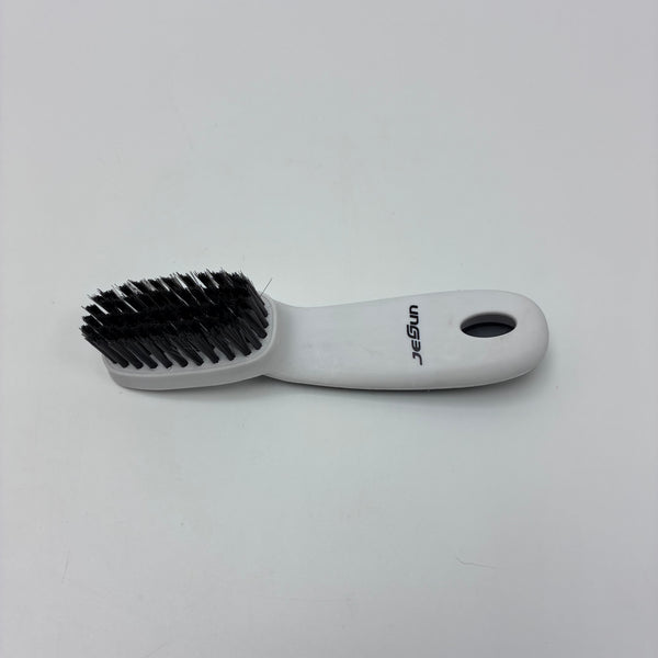 Jesun brushes Multifunctional cleaning brush, white bristle brush for shoe uppers and clothing, with hanging holes design
