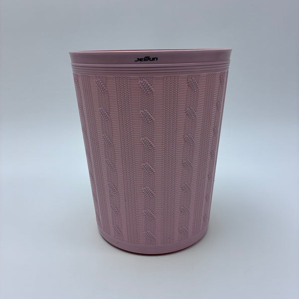 Jesun trash cans Pink plastic trash can for bedrooms, living rooms, and offices