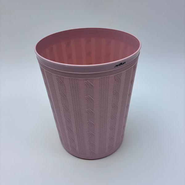 Jesun trash cans Pink plastic trash can for bedrooms, living rooms, and offices
