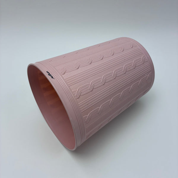 Jesun trash cans Pink plastic trash can for bedrooms, living rooms, and offices