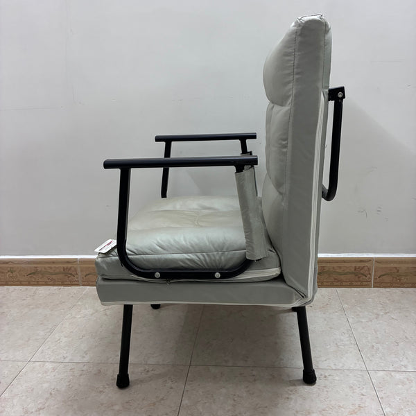 OUTFREE chaise longues Outdoor leisure thick cushioned armchair (light gray)