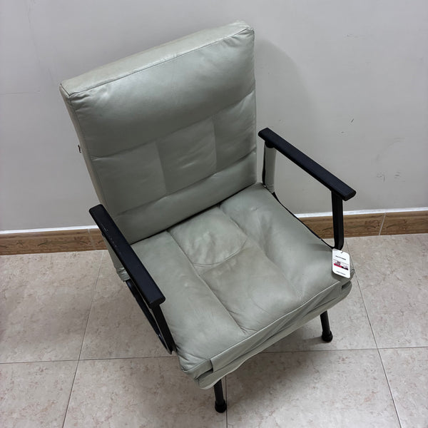 OUTFREE chaise longues Outdoor leisure thick cushioned armchair (light gray)