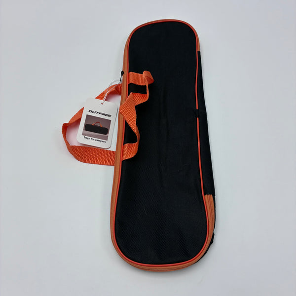 OUTFREE bags for campers Outdoor camping equipment storage bag, portable rectangular handbag (black + orange)