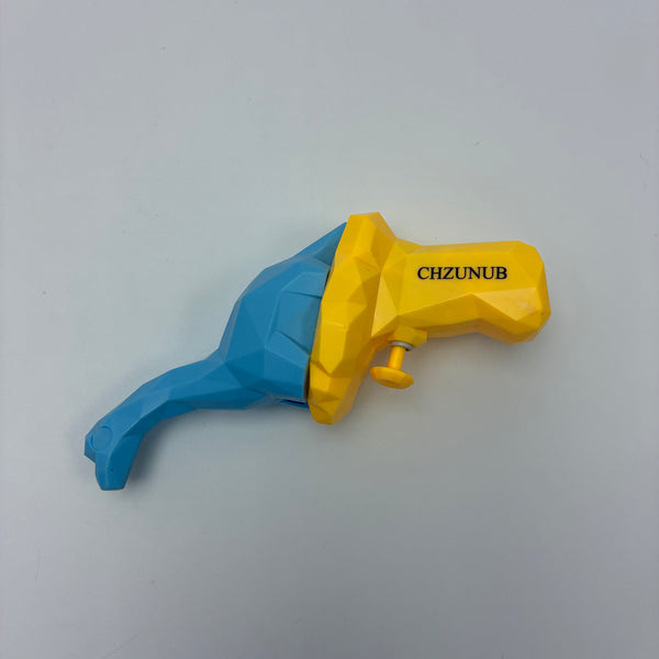 CHZUNUB Water pistols Dinosaur-Shaped Squirt Gun, Blue & Yellow, Safe ABS Material