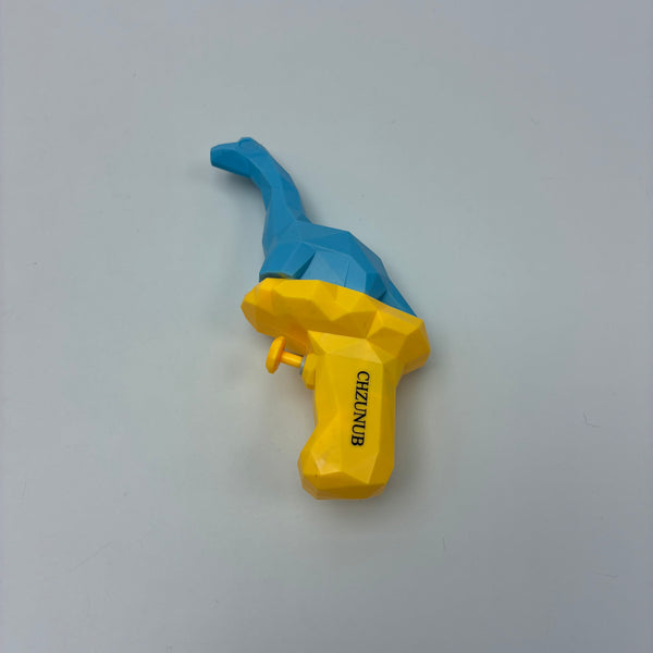 CHZUNUB Water pistols Dinosaur-Shaped Squirt Gun, Blue & Yellow, Safe ABS Material