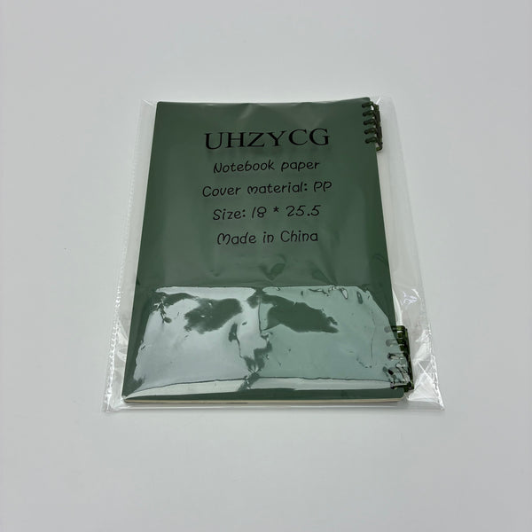 UHZYCG Notebook paper 18×25.5cm Spiral Bound Lined Paper, PP Cover, Ideal for Study/Office