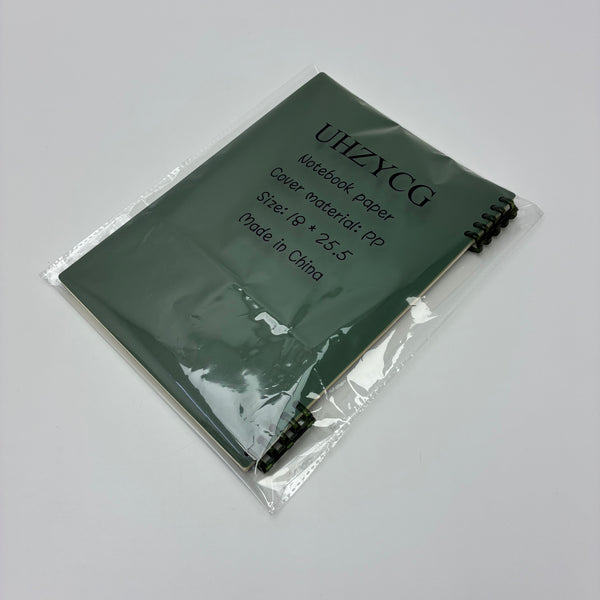 UHZYCG Notebook paper 18×25.5cm Spiral Bound Lined Paper, PP Cover, Ideal for Study/Office