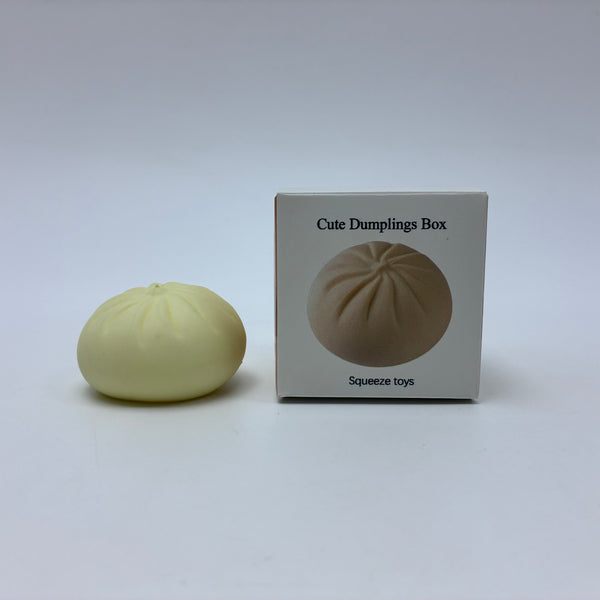Cute Dumplings Box Squeeze toys 5.5cm Simulation Steamed Bun Hand Fidget Toy for Kids Adults