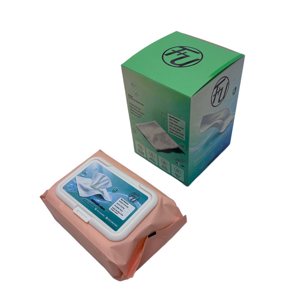 F+U Antiseptic wipes Disinfecting and antibacterial wet wipes, with a portable flip-top design