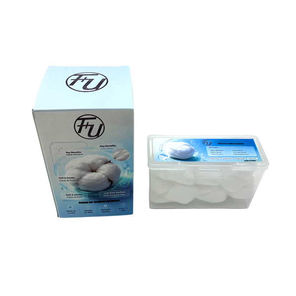 F+U Cotton for medical purposes Medical absorbent cotton balls, for cleaning wounds