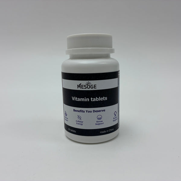 MESOGE Vitamin tablets Multivitamin and mineral tablets, providing comprehensive nutrition with 23 ingredients, 60 tablets