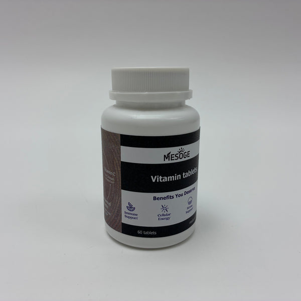 MESOGE Vitamin tablets Multivitamin and mineral tablets, providing comprehensive nutrition with 23 ingredients, 60 tablets