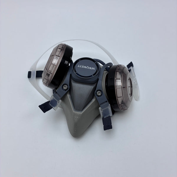 MWQWETT Dust protective respiratory masks Dual Cartridge Air Purifying Dust Mask for Industrial Painting, Chemical Spraying