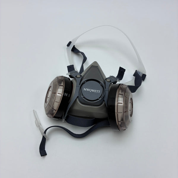 MWQWETT Dust protective respiratory masks Dual Cartridge Air Purifying Dust Mask for Industrial Painting, Chemical Spraying