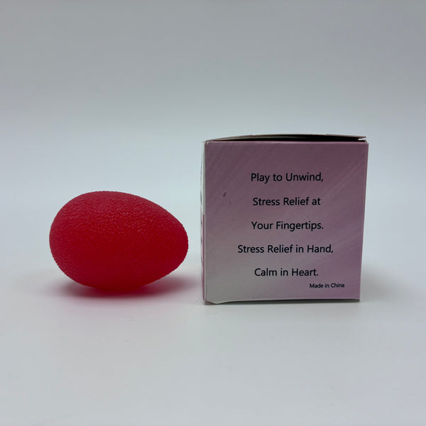 Cheese Soft Stress relief exercise balls Anti-Stress Squeeze Toy for Adults Kids, Desk Accessories for Relaxation (Red)