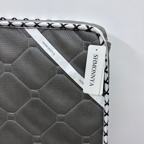 SHMONNYA Mattresses Queen Size Quilted Pillow Top Mattress Pad with Anti-Slip Skirt, Breathable & Soft Sleeping Surface