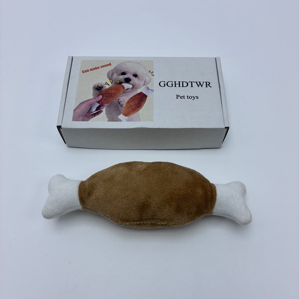 GGHDTWR Pet toys Pet Chew Toy, 18cm Plush Bone Toy for Dogs, Soft Interactive Toy for Small to Medium Dogs