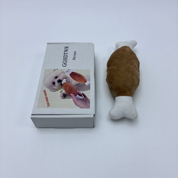GGHDTWR Pet toys Pet Chew Toy, 18cm Plush Bone Toy for Dogs, Soft Interactive Toy for Small to Medium Dogs