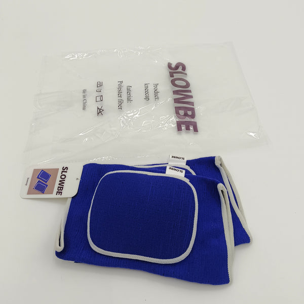 SLOWBE kneecap Athletic Knee Support Pads, Elastic Compression, Blue