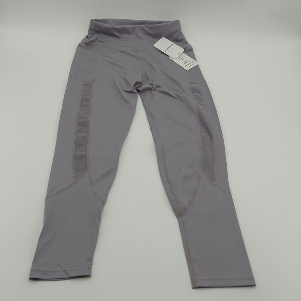 Ashworth & Croft Yoga pants Women's Yoga Pants, High Waist, Polyester, Light Gray, Size L