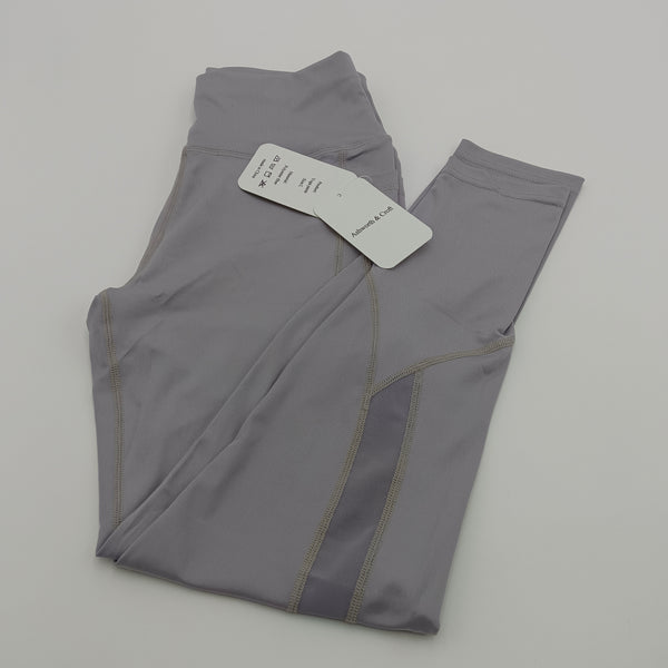 Ashworth & Croft Yoga pants Women's Yoga Pants, High Waist, Polyester, Light Gray, Size L