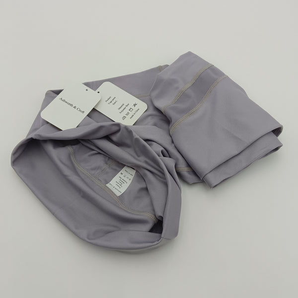 Ashworth & Croft Yoga pants Women's Yoga Pants, High Waist, Polyester, Light Gray, Size L