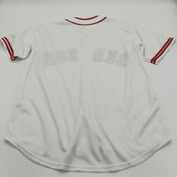 Oakhaven Sports jerseys White with Red Trim, Polyester Sports Jersey, Size S