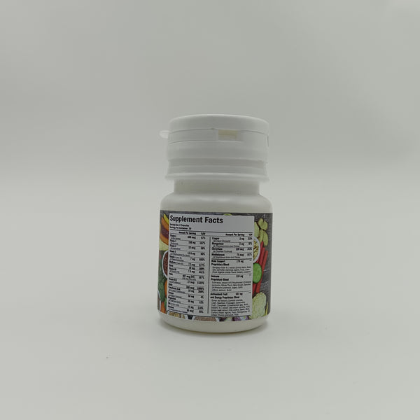 AuraBliss Vitarmin and mineral supplements for Digestive Support, 60 Count