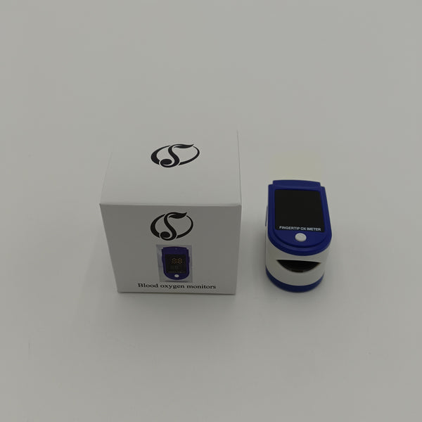 Blood oxygen monitors Portable Digital Blood Oxygen Monitor, Blue and White