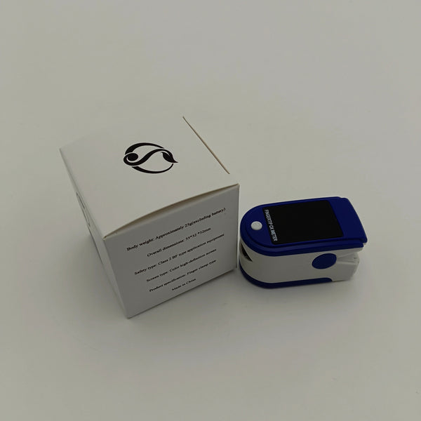 Blood oxygen monitors Portable Digital Blood Oxygen Monitor, Blue and White