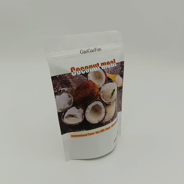 GaoGaoFen Coconut meal Unsweetened, Non-GMO, Vegan, Gluten-Free Coconut Meal, 1 Pound