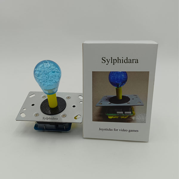 Sylphidara Joysticks for video games Blue USB Gaming Joystick, Short Stroke Design, 0.21kg